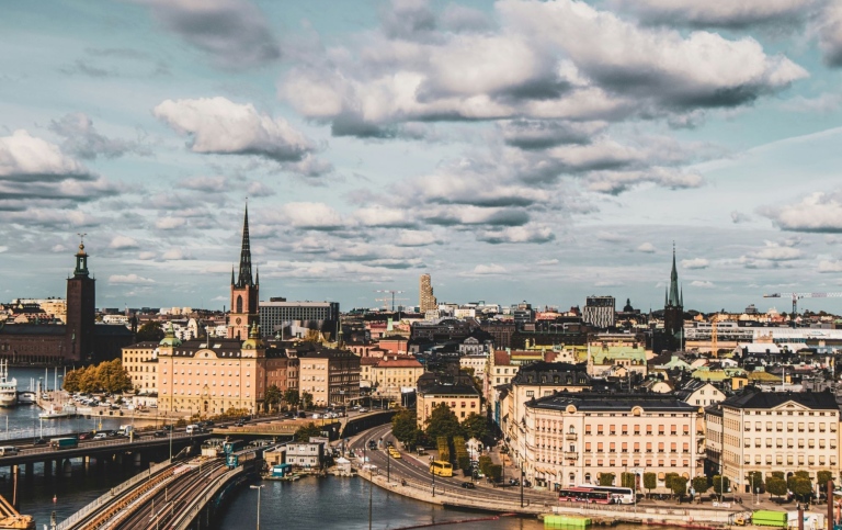 Stockholm cityscape.
