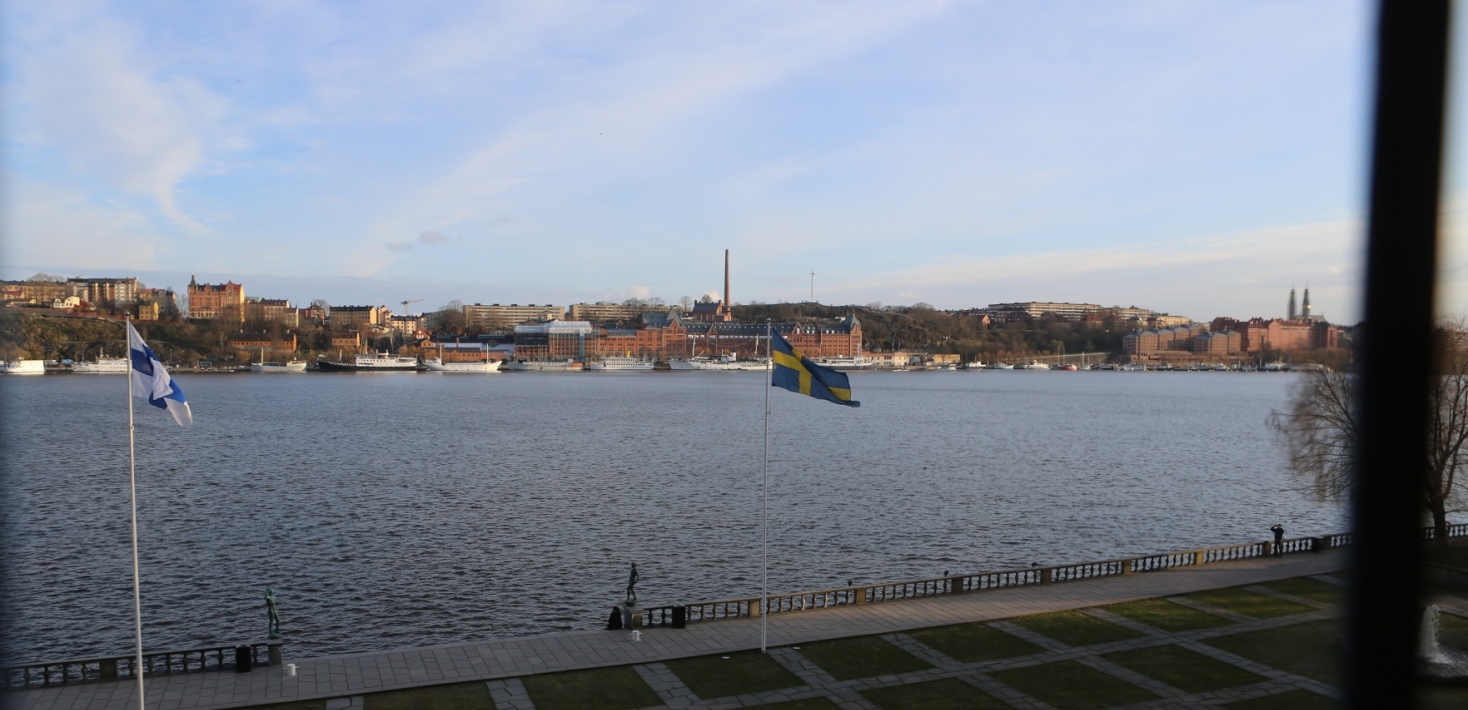 Stockholm City Hall view. Photo: Åse Karlén.