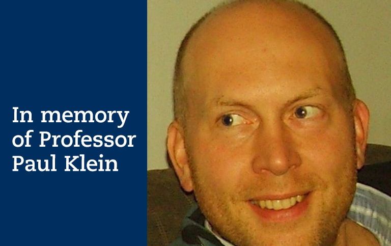 In memory of Paul Klein