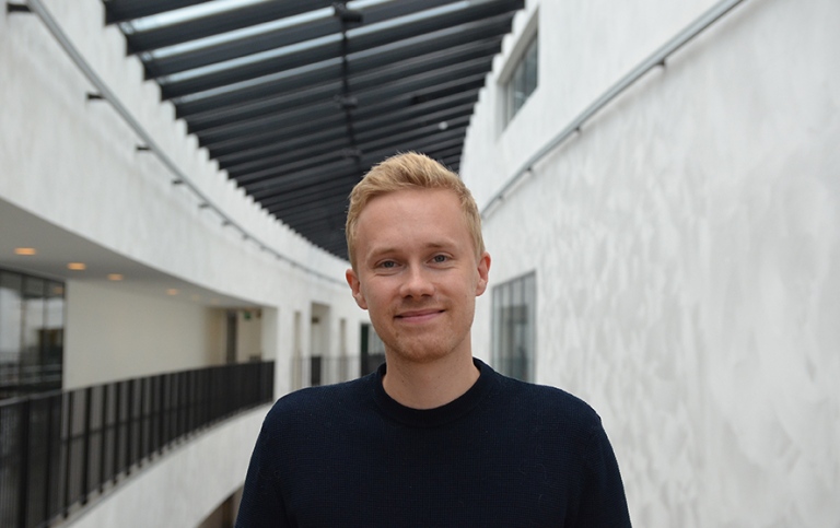 Ludvig Doeser, årets vinnare av Magnus Axelsson-priset. Foto: Gunilla Häggström