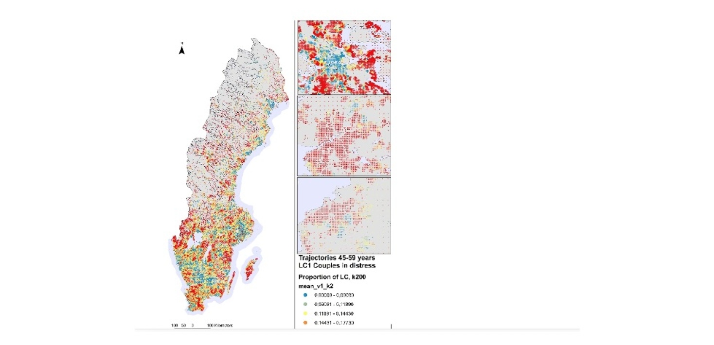 Maps of Sweden, with inset maps of Stockholm, Göteborg and Malmö metropolitan regions.