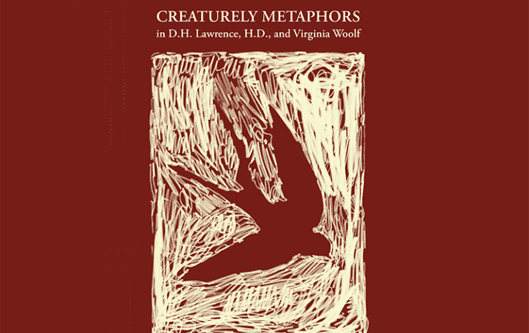 Maria Trejlings avhandling Creaturely Metaphors in D.H. Lawrence, H.D., and Virginia Woolf. Illustration av Evelina Jonsson. Maria Trejlings avhandling Creaturely Metaphors in D.H. Lawrence, H.D., and Virginia Woolf.