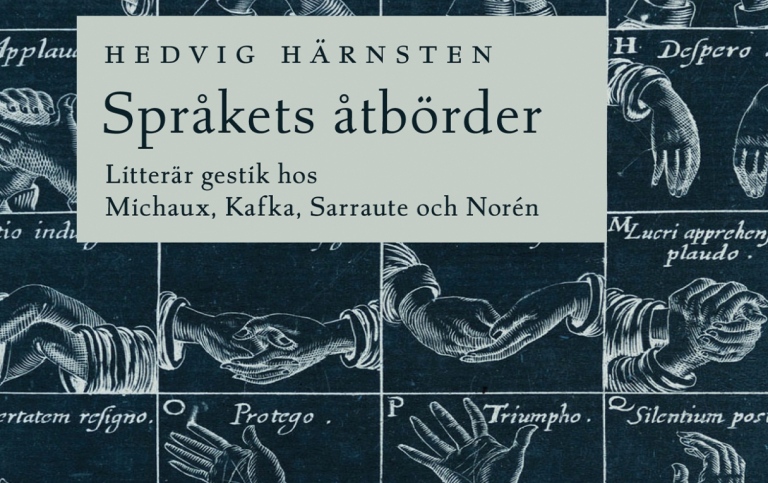 Detalj av Hedvig Härnstens avhandling. Detalj av Hedvig Härnstens avhandling.
