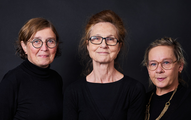 Anna Näslund, Stina Brockman och Jenny Morelli. Foto: Christian Schneider / Röstverket Anna Näslund, Stina Brockman och Jenny Morelli.