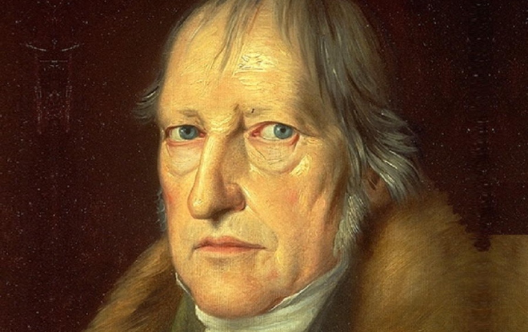 Friedrich Hegel porträtterad av Jakob Schlesinger 1831. Porträtt som föreställer Friedrich Hegel.