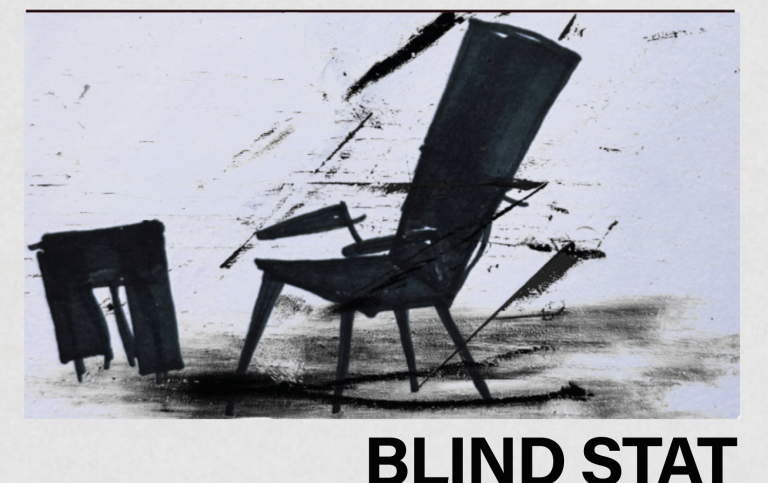 Omslag och illustration: Joakim Andersson Detalj av omslaget till Blind stat av David Malm.