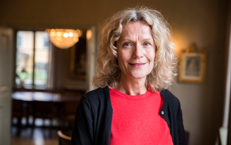 Forskningsprogrammet om kunskapsresistens har letts av Åsa Wikforss, professor i teoretisk filosofi vid Filosofiska institutionen. Foto: Niklas Björling/Stockholms universitet